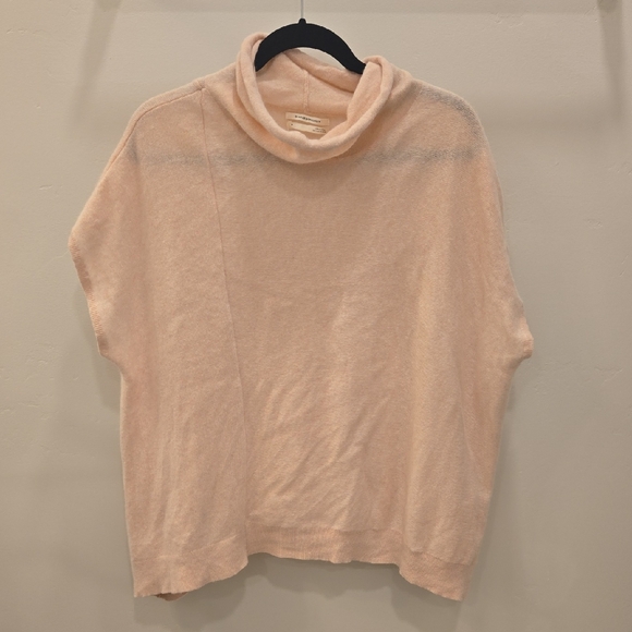 Anthropologie Sweaters - Anthropologie Soft Pink Cowl Neck Sweater